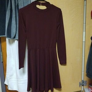 Open back short dress